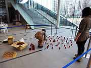 平成22年度防災とボランティアのつどい キャンドルセレモニー<br />(東京都江東区・東京臨海広域防災公園 有明の丘基幹的広域防災拠点施設 オペレーションルーム 2011年1月23日)