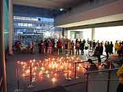 平成22年度防災とボランティアのつどい キャンドルセレモニー<br />(東京都江東区・東京臨海広域防災公園 有明の丘基幹的広域防災拠点施設 オペレーションルーム 2011年1月23日)
