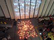 平成22年度防災とボランティアのつどい キャンドルセレモニー<br />(東京都江東区・東京臨海広域防災公園 有明の丘基幹的広域防災拠点施設 オペレーションルーム 2011年1月23日)