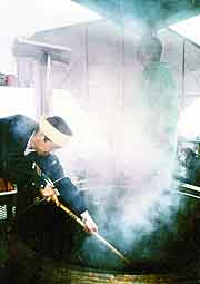 長田どんちゃん花祭り(神戸市長田区菅原通 1997年3月29日)